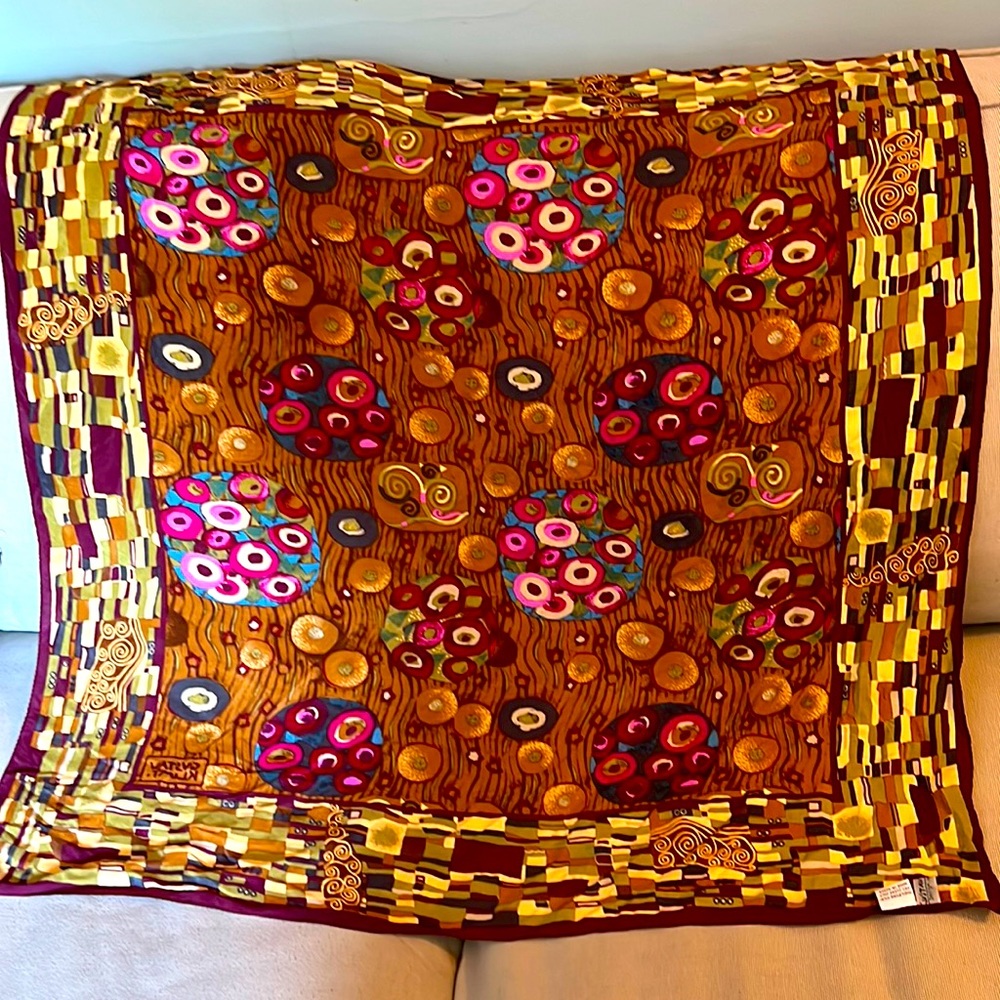- Gustav Klimt Silk Scarf Beautiful!
